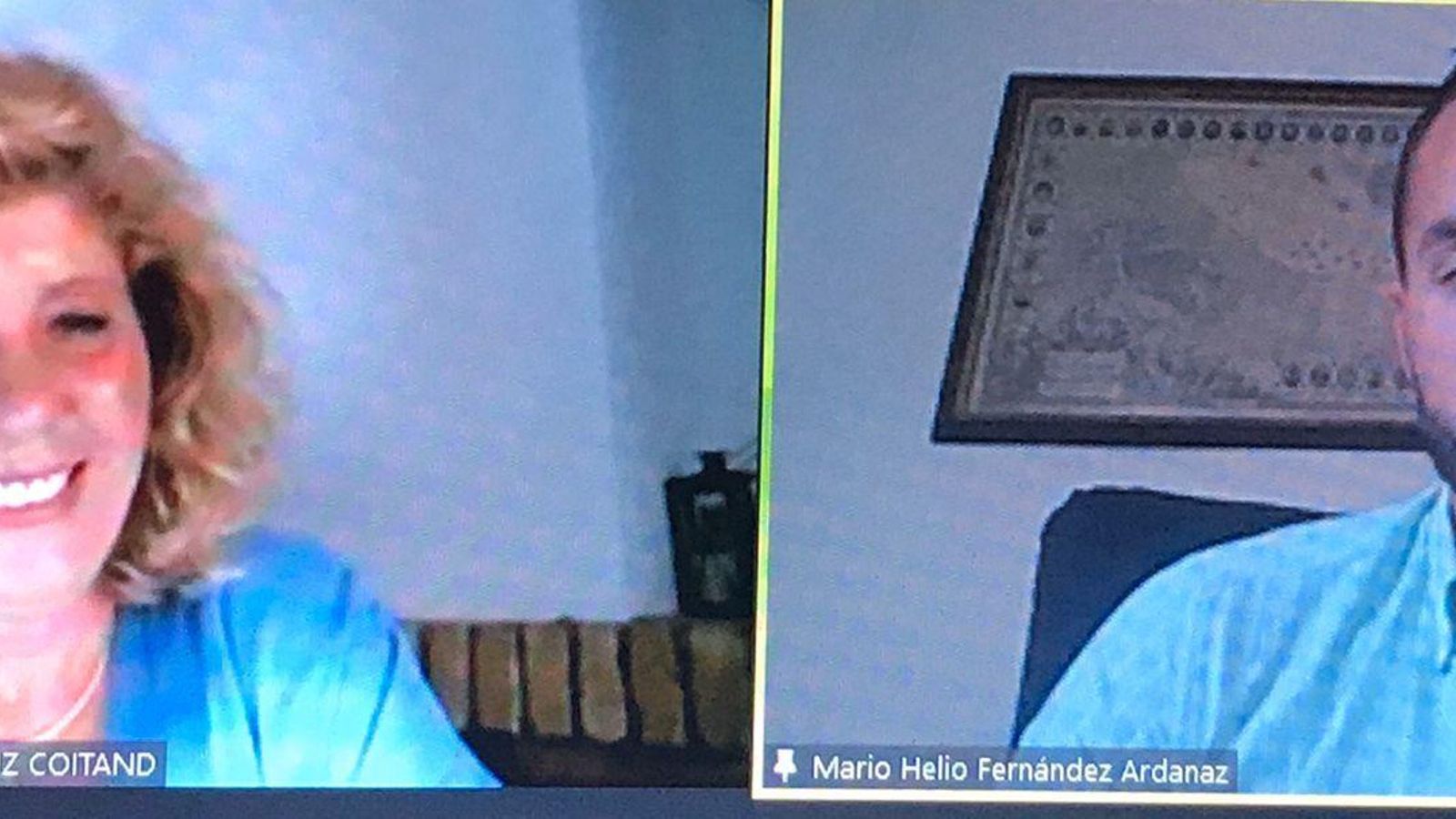 Manuela Aguilera Sánchez, delegada de Cádiz del Coitand junto a Mario H. Fernández Ardanaz, vicepresidente segundo de la Diputación de Cádiz.