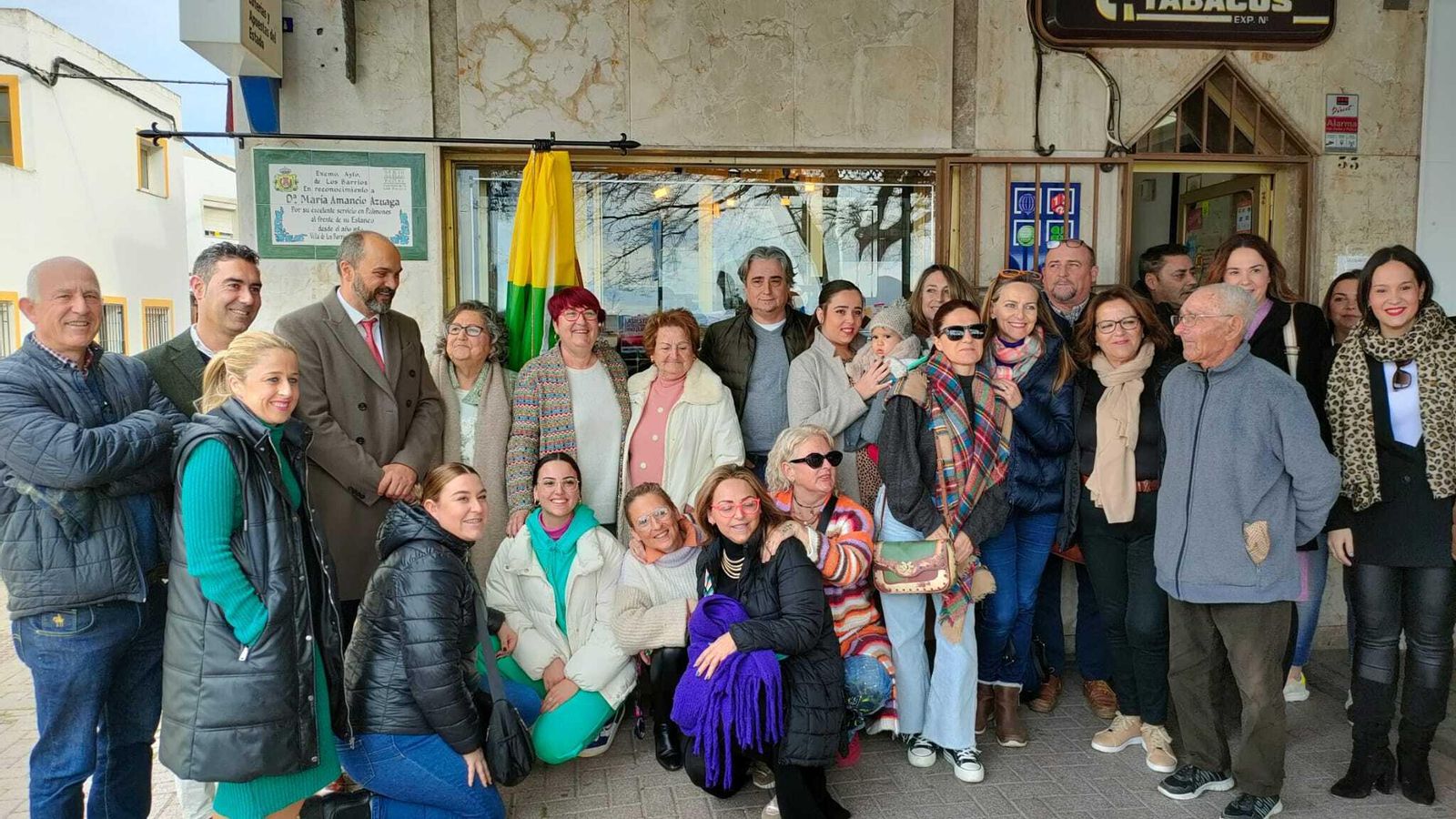 Foto de familia del estancho de María Amancio