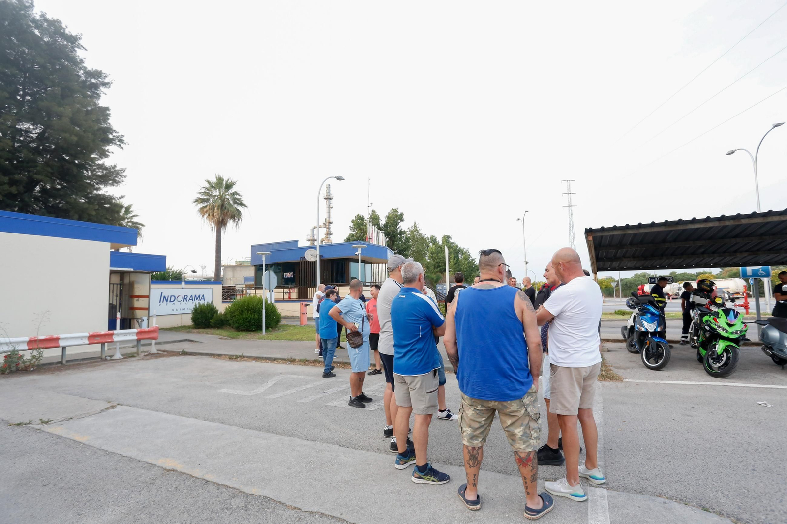 La primera jornada de la huelga del metal en el Campo de Gibraltar, en imágenes