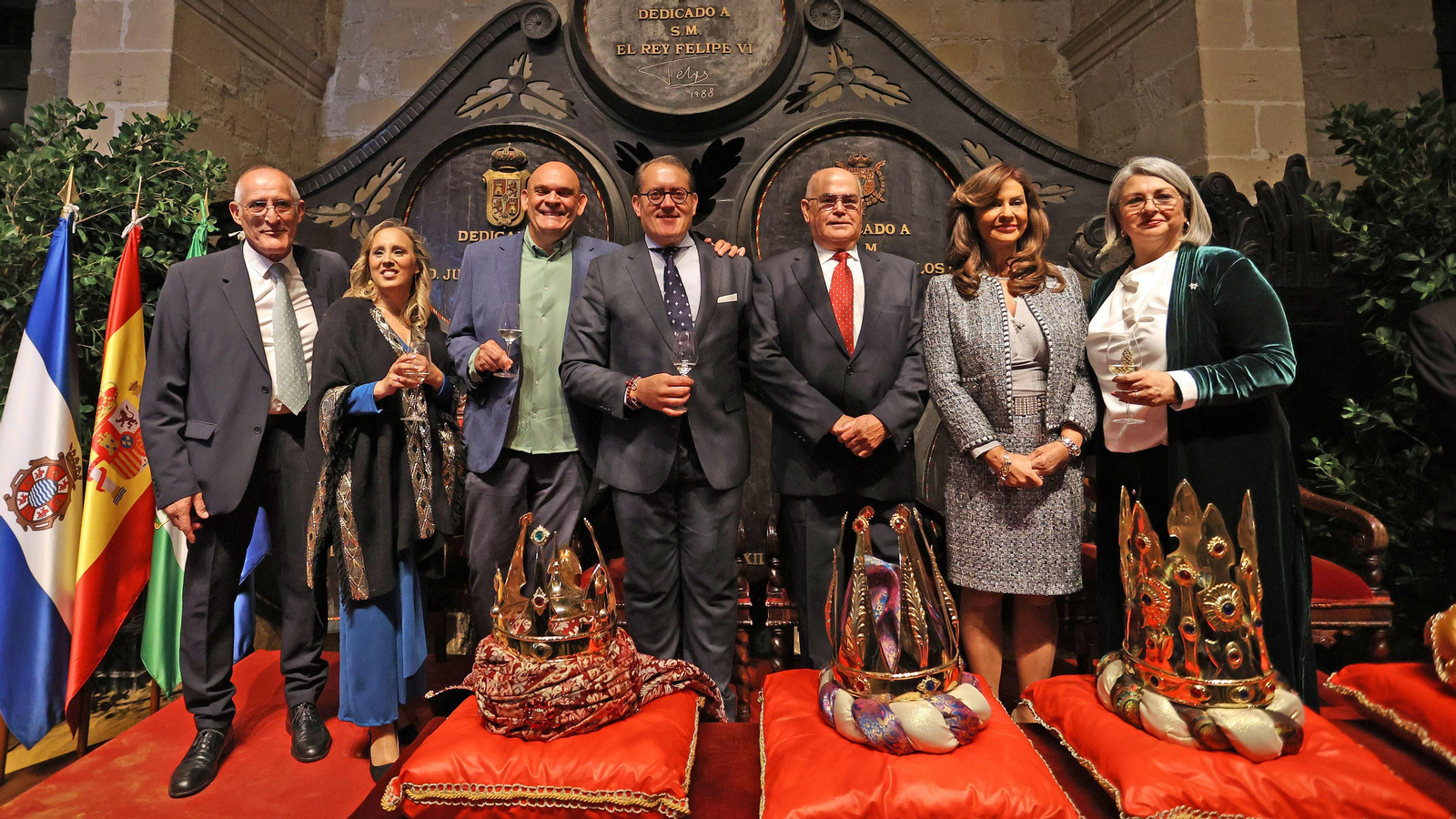 Presentación de los Reyes Magos 2024 de Jerez en Bodegas González Byass