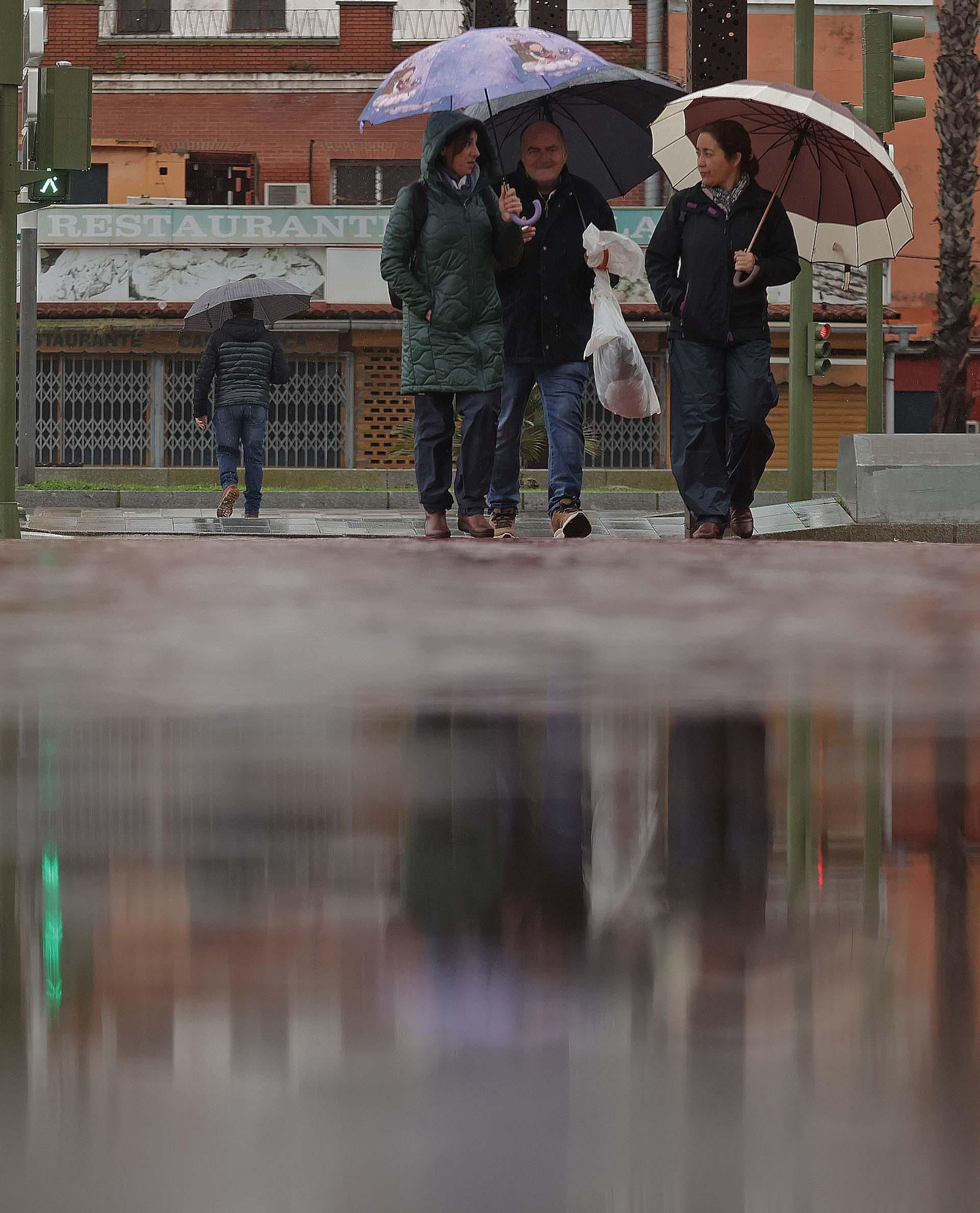 Fotos de la borrasca Laurence a su paso por Algeciras