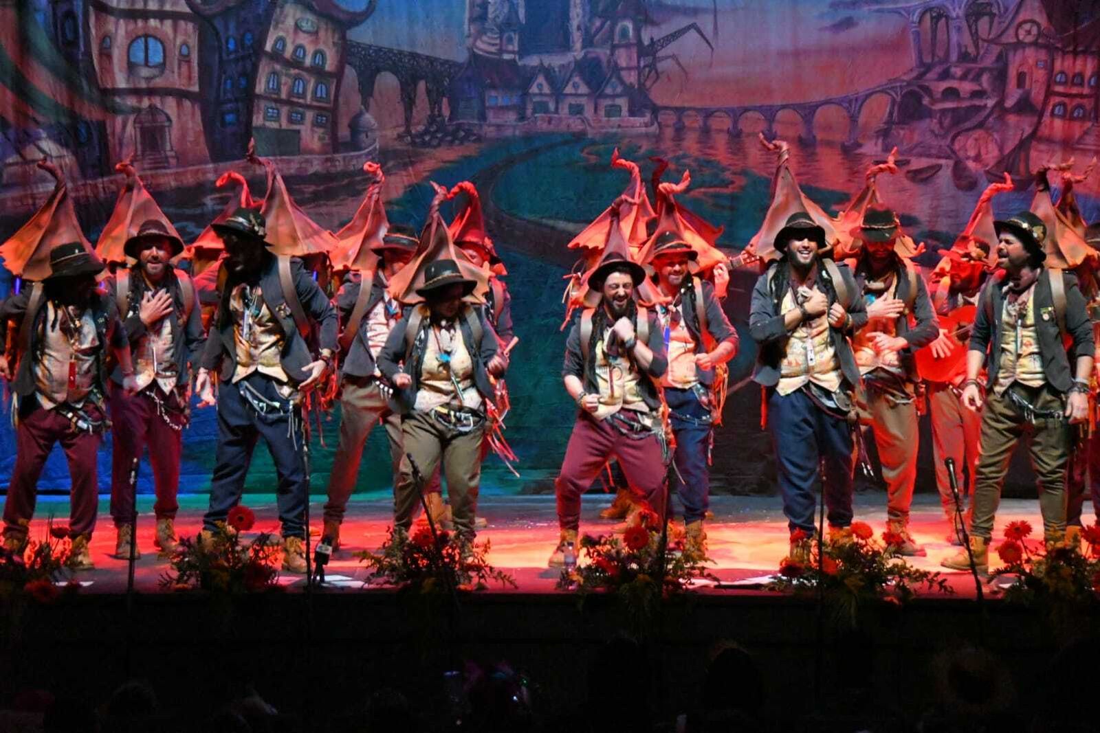 Actuación de Los Caracoles en el Carnaval de Punta Umbría.