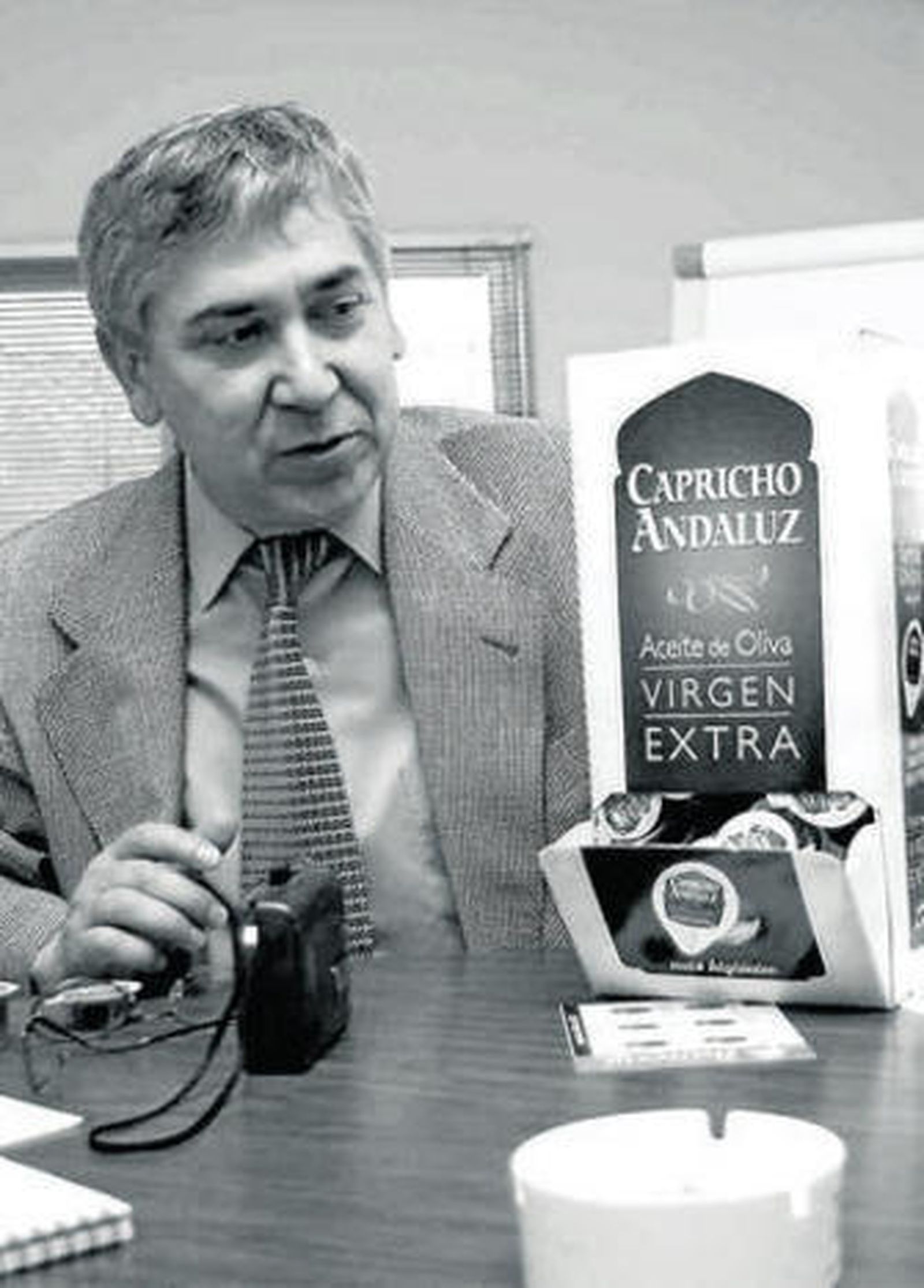 Muñoz, en una imagen de archivo ante una muestra de 'Capricho Andaluz'.