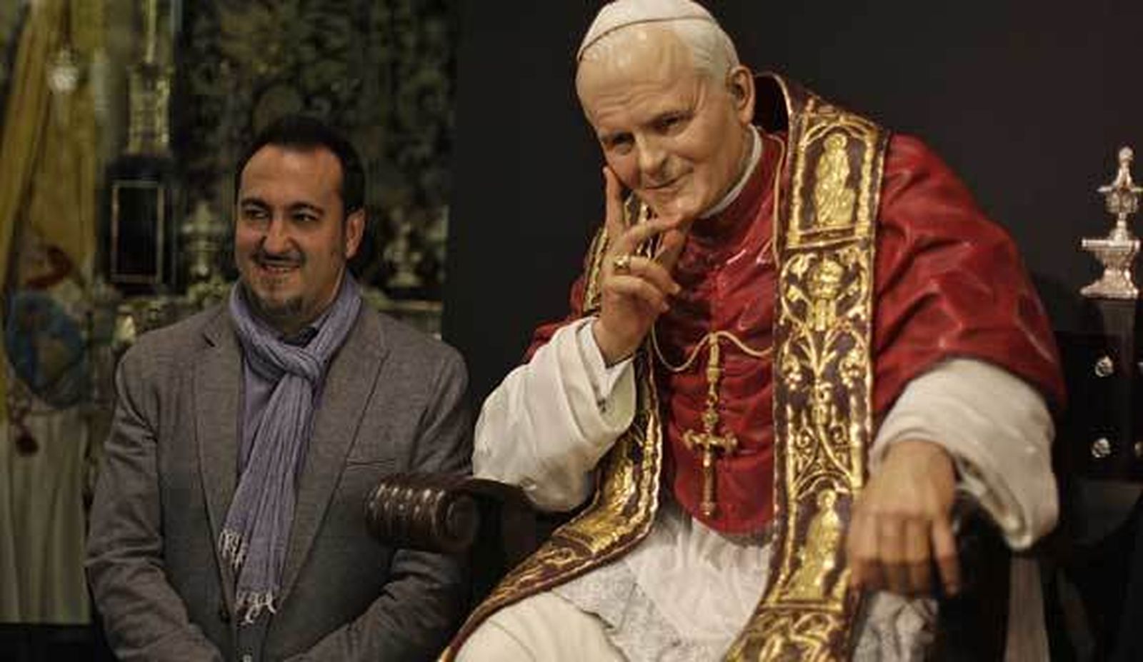 La Estrella venerará en su capilla una escultura del beato Juan Pablo II