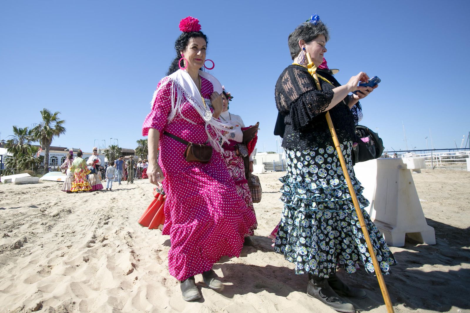 La hermandad de Sanlúcar cruza Bajo de Guía