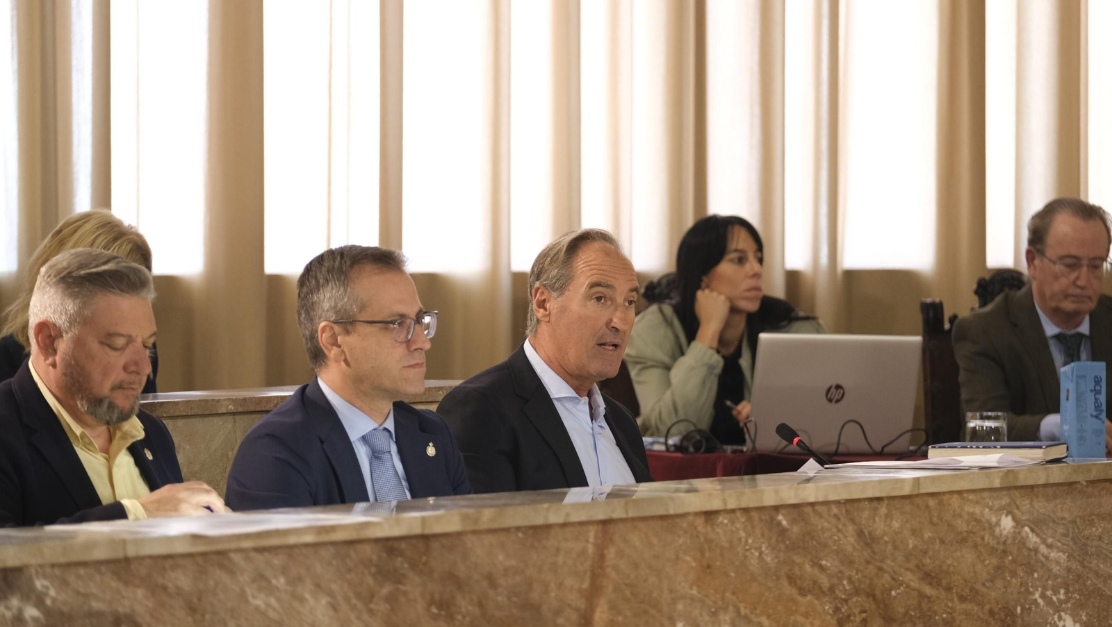 Antonio Jesús Casimiro, concejal de Ciudad Activa, en el Pleno celebrado hoy.