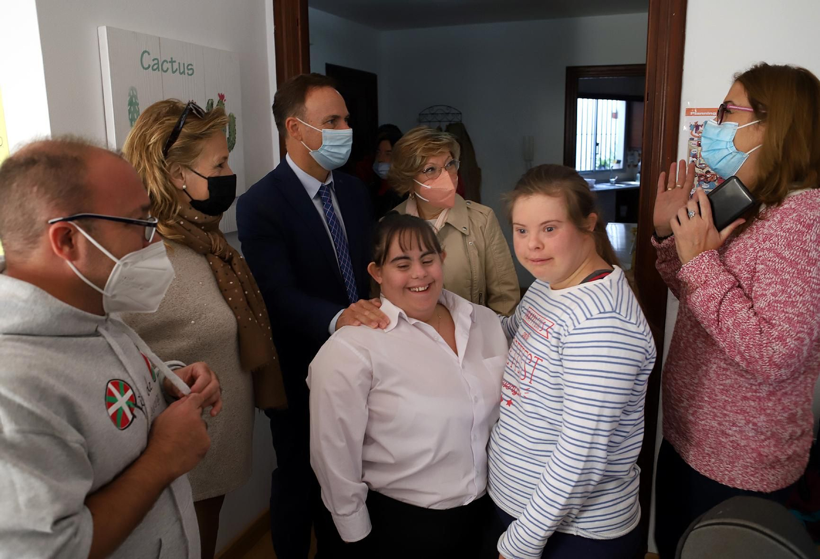 De la Encina y Collado, en el piso de inclusión social de Aspanido