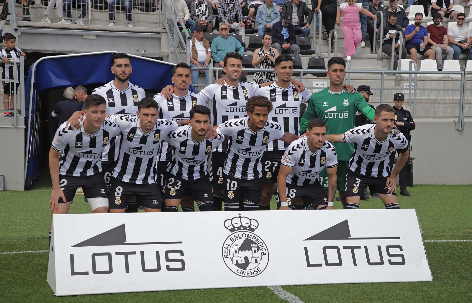 El once de la Balona en el último partido de la temporada pasada.
