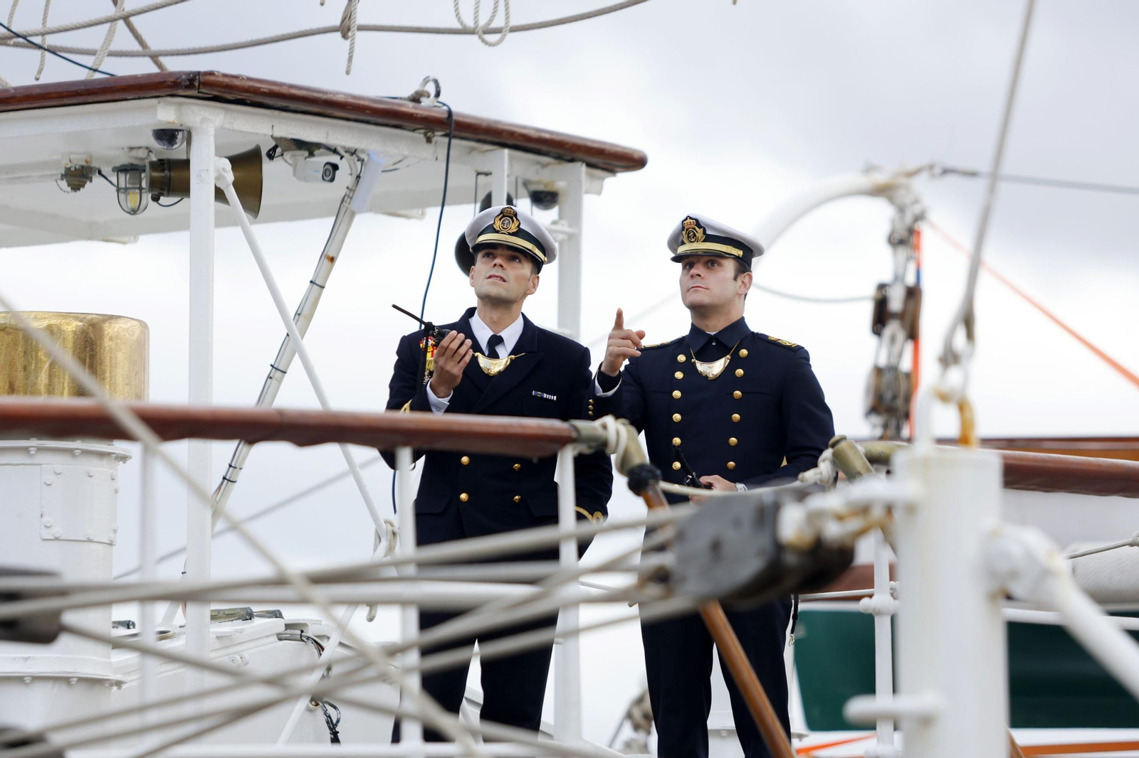 Las imágenes del 'Juan Sebastián de Elcano' en Punta Arenas (Chile)