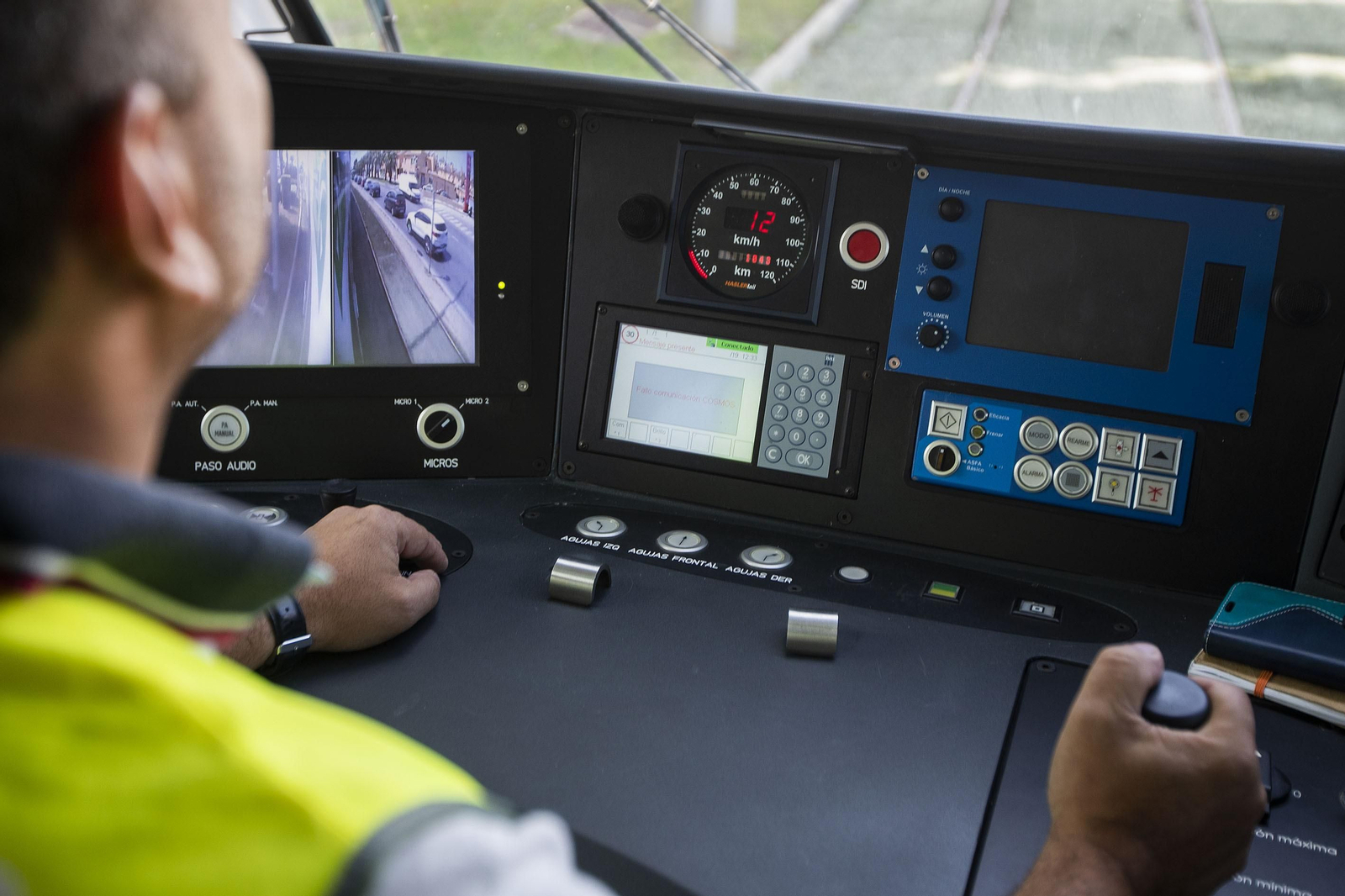 El tranvía de la Bahía, en imágenes