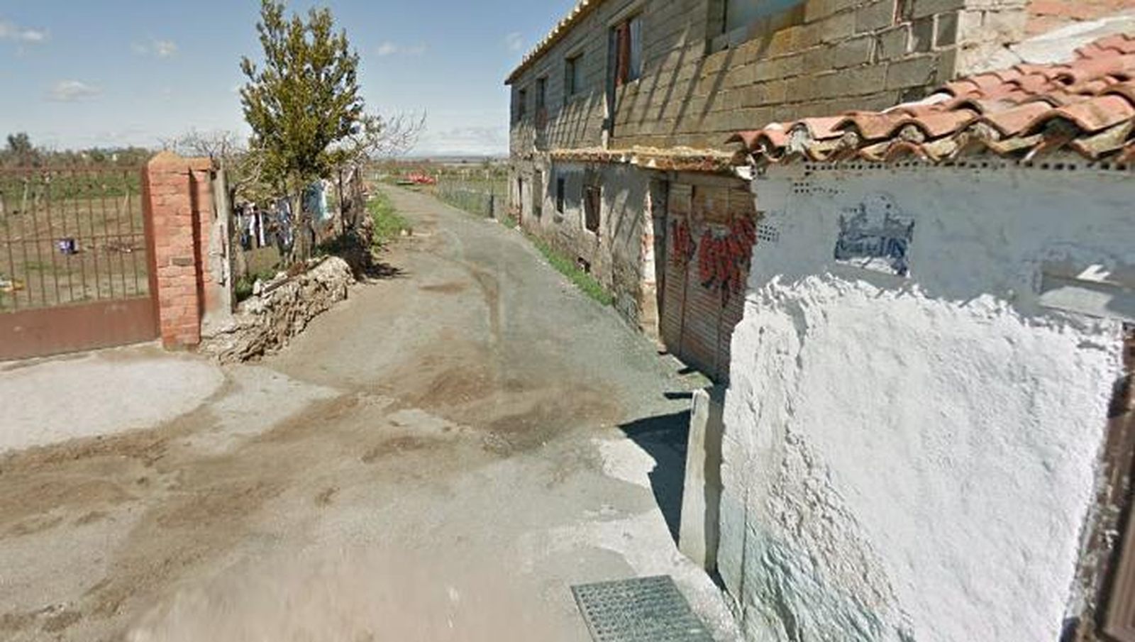 Vista de la calle Caminillos de Cogollos de Guadix, donde ha sucedido el accidente