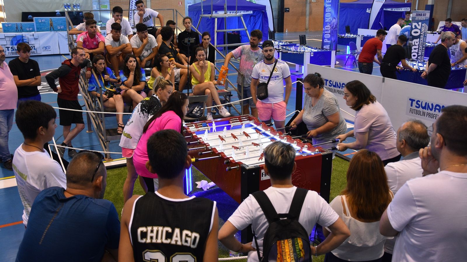 Un momento de la competición.