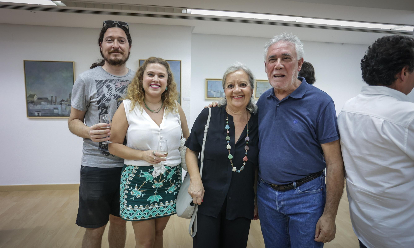 Fotos de la inauguración de la exposición de Jaime Pandelet en la sala ArteAdiario