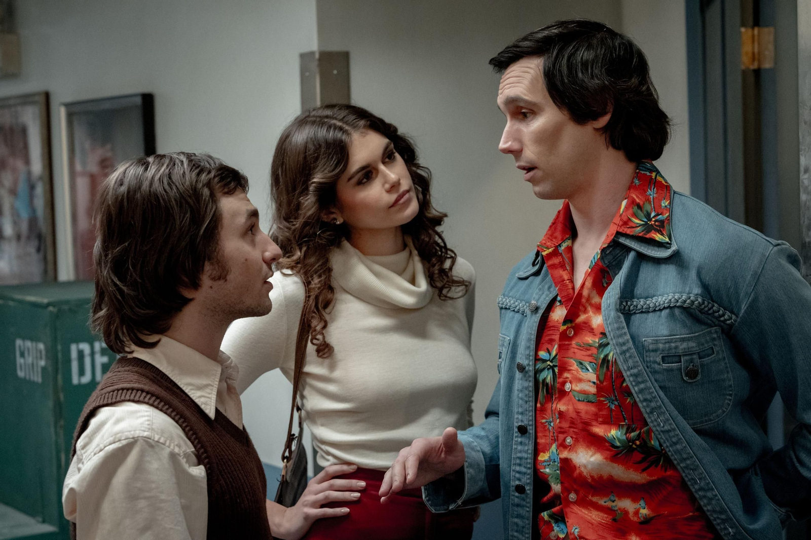 Una escena de 'Saturday Night', con Corey Michael Smith como Chevy Chase Una escena de 'Saturday Night', con Corey Michael Smith como Chevy Chase
