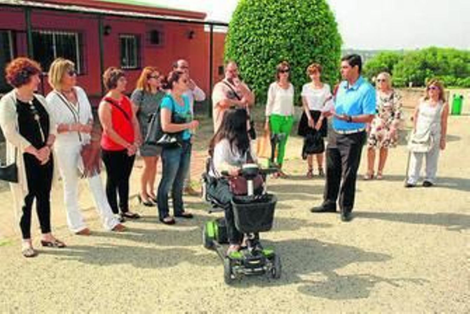Los participantes en la jornada que tuvo lugar en La Cañada.