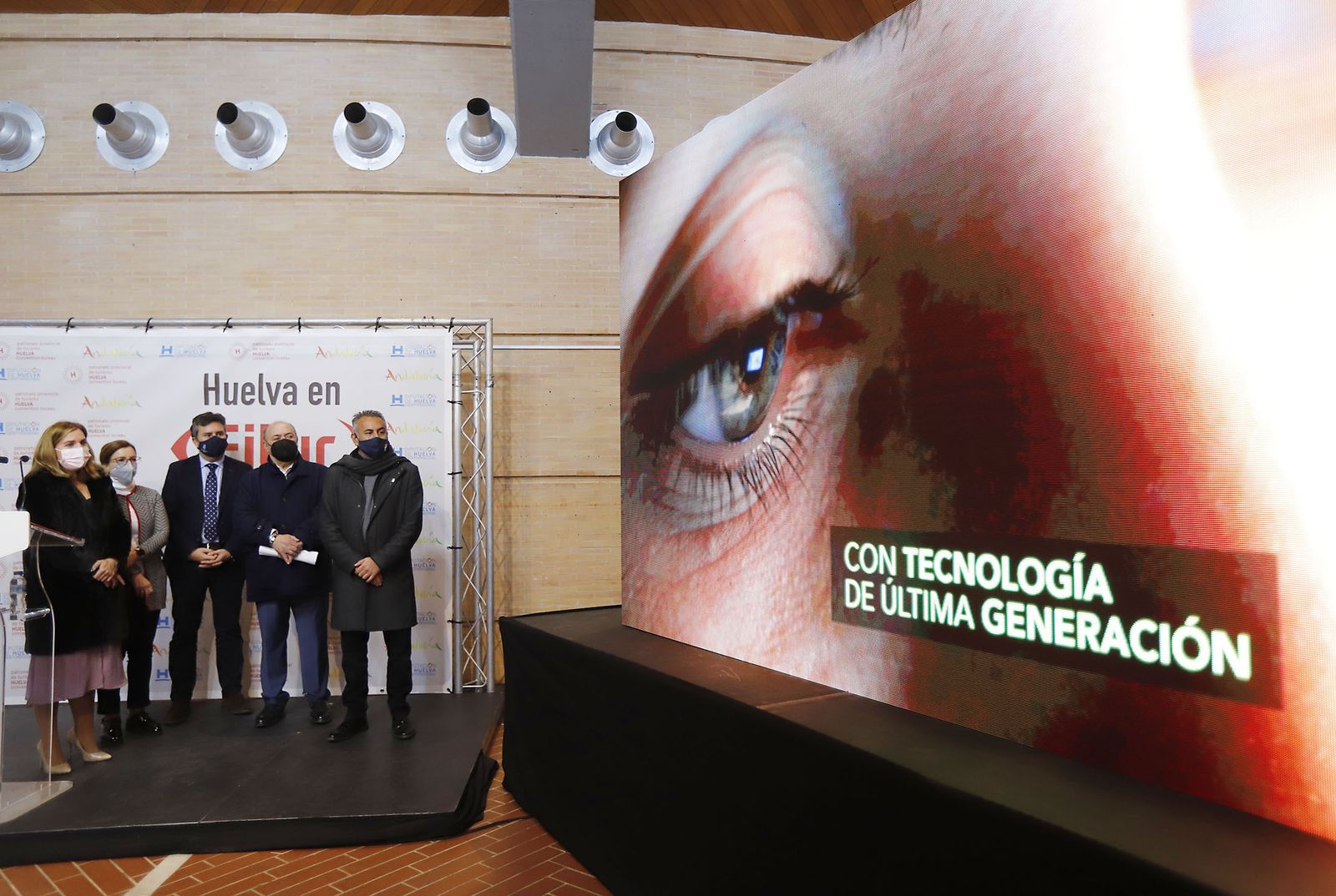 Imágenes de la presentación "Huelva en Fitur" en el foro Iberoamericano de la Rábida