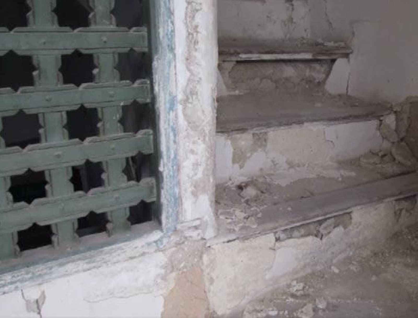 Una escalera del palacio.