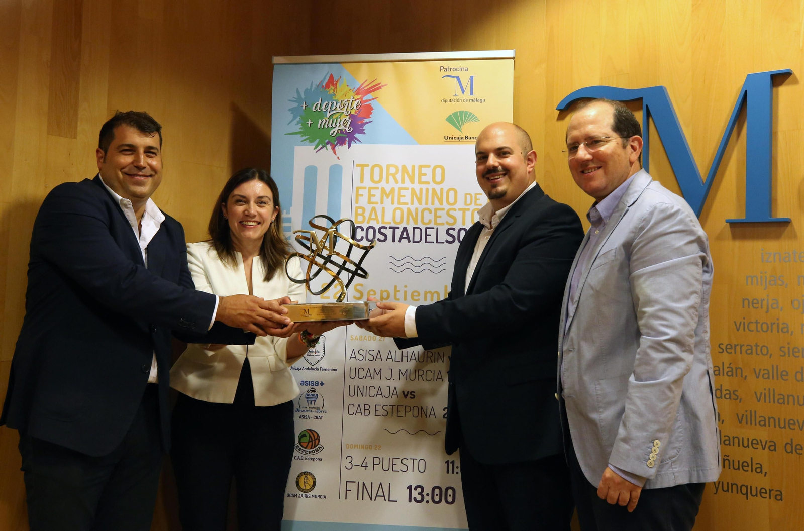 Presentación del II Torneo Femenino de Baloncesto Costa del Sol.