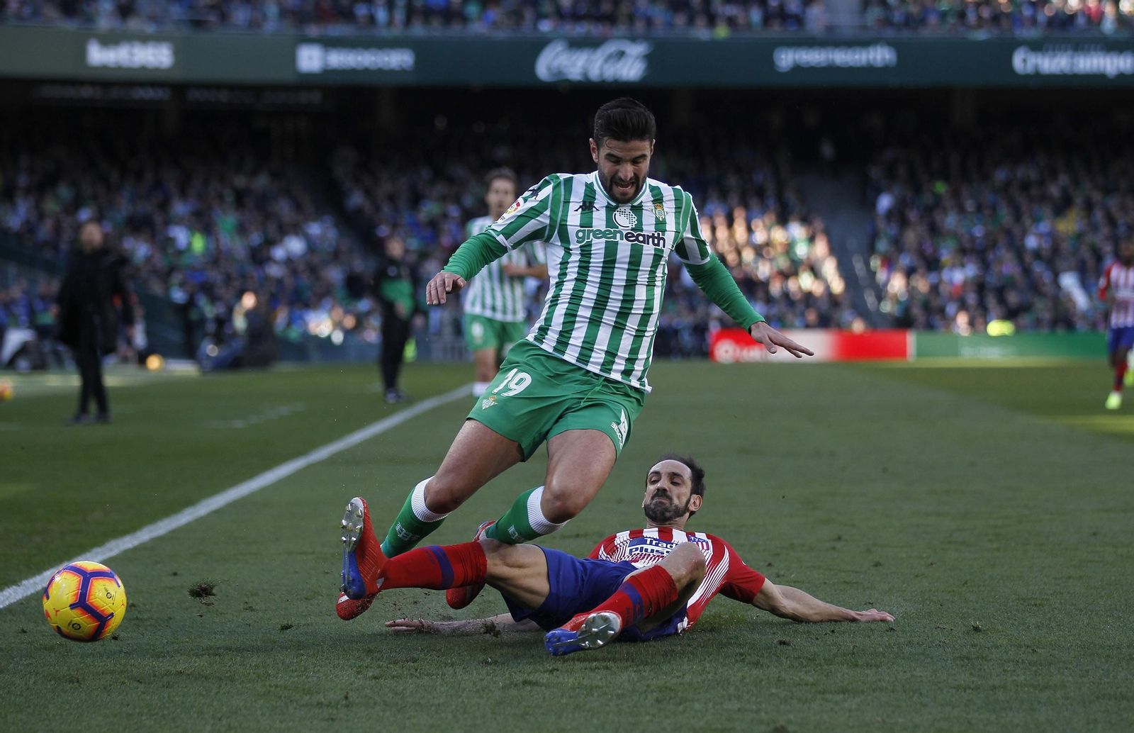 El Betis-Atlético de Madrid, en imágenes