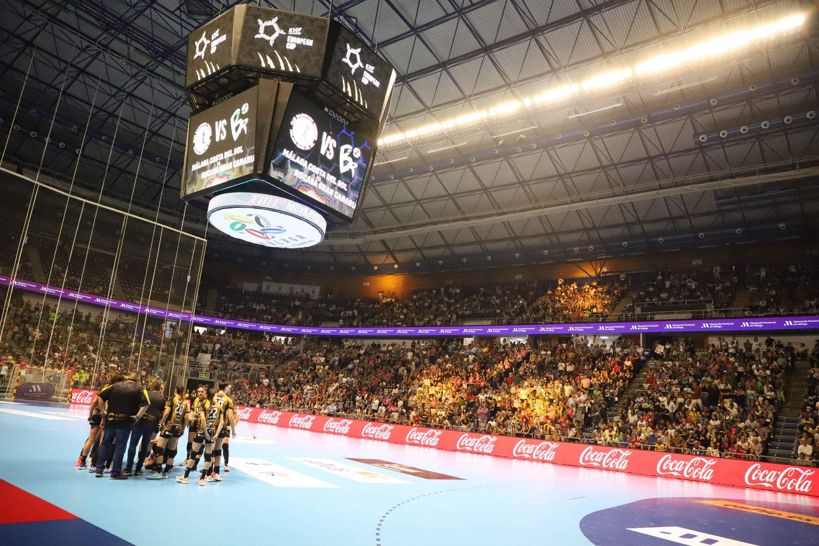 Imagen de la final de la EHF Cup en el Carpena.
