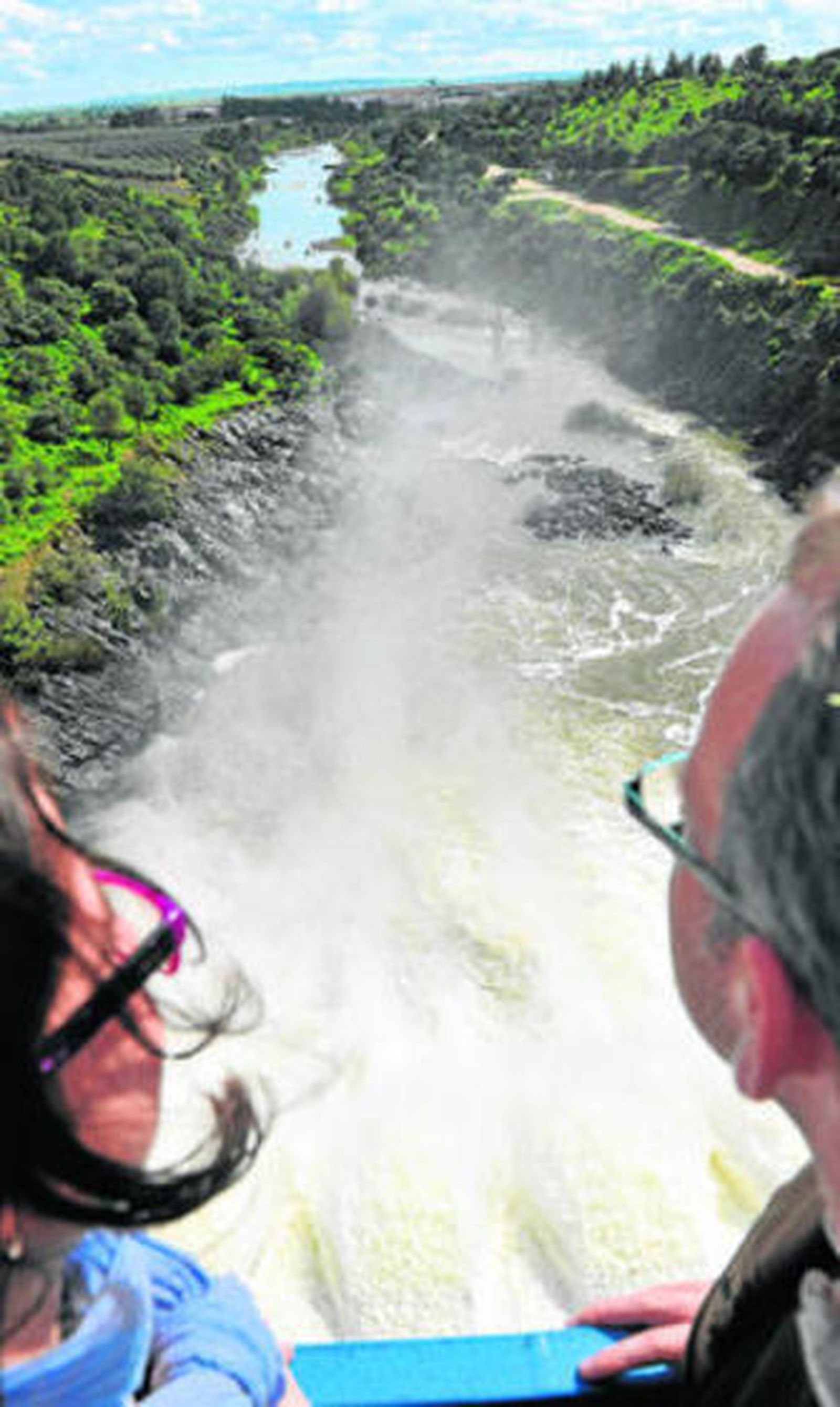 El agua desembalsada llenaría 15 veces el pantano del Gergal