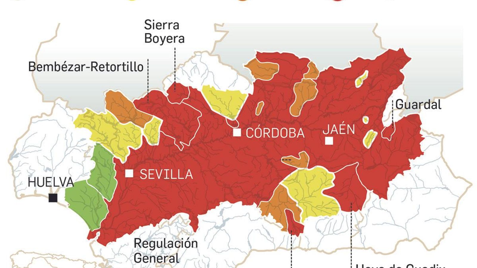 La escasez de agua es extrema en algunos lugares. La escasez de agua es extrema en algunos lugares.