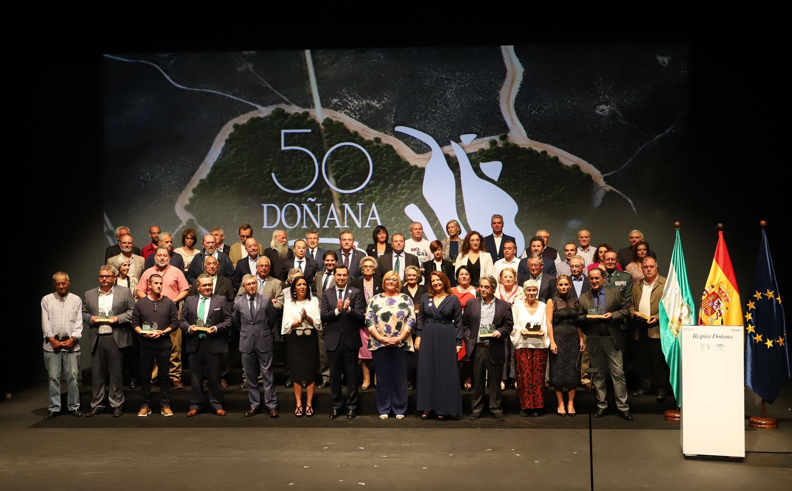 Imágenes del acto del 50 aniversario de Doñana