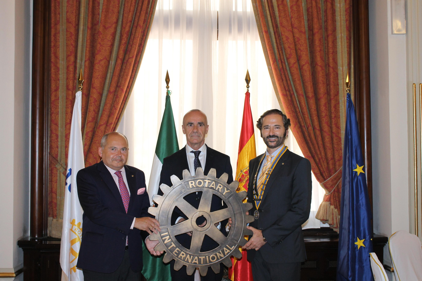 Luis Romero, Antonio Muñoz y Javier Vilaplana.