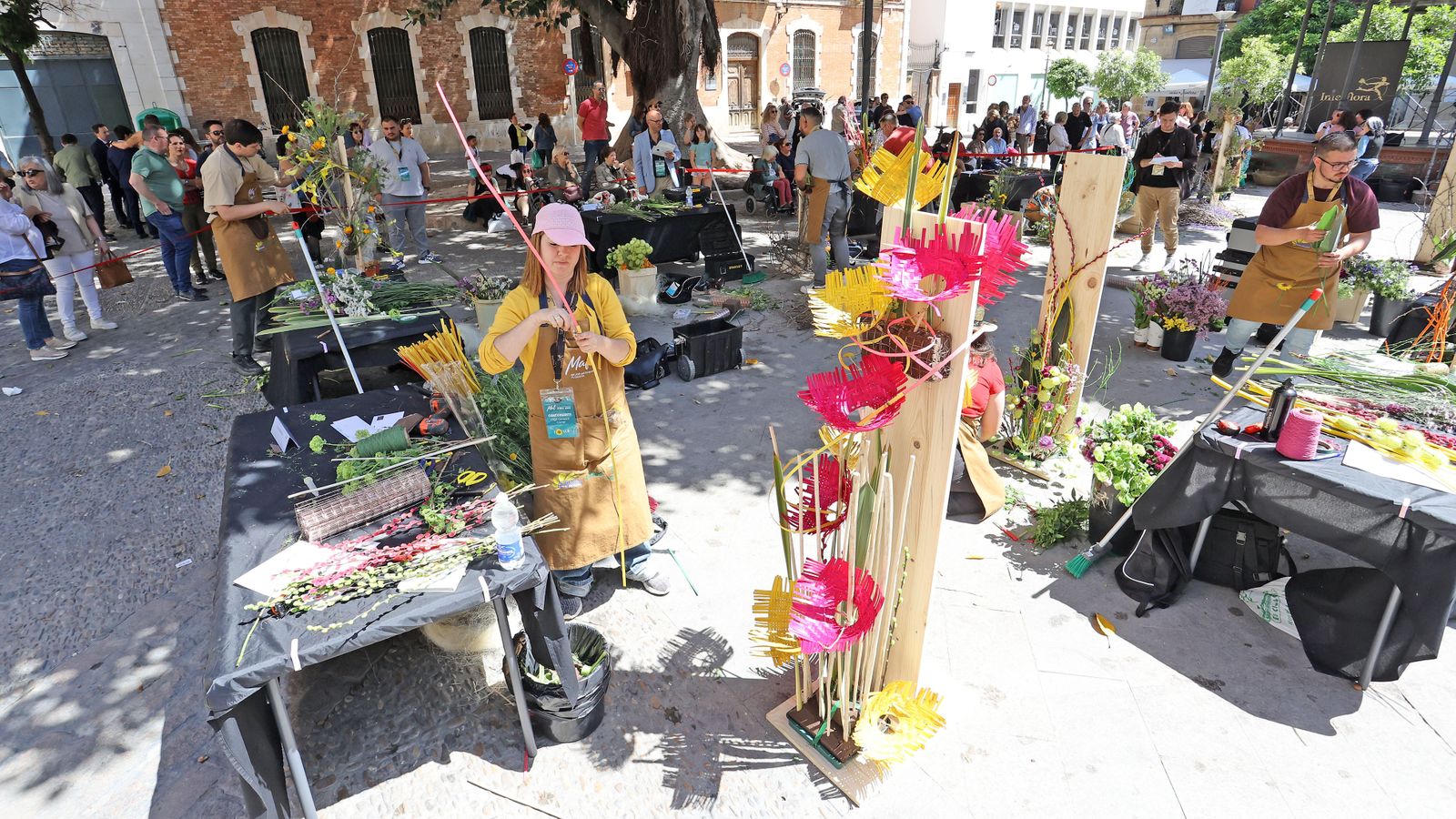 El centro de Jerez lleno este sábado