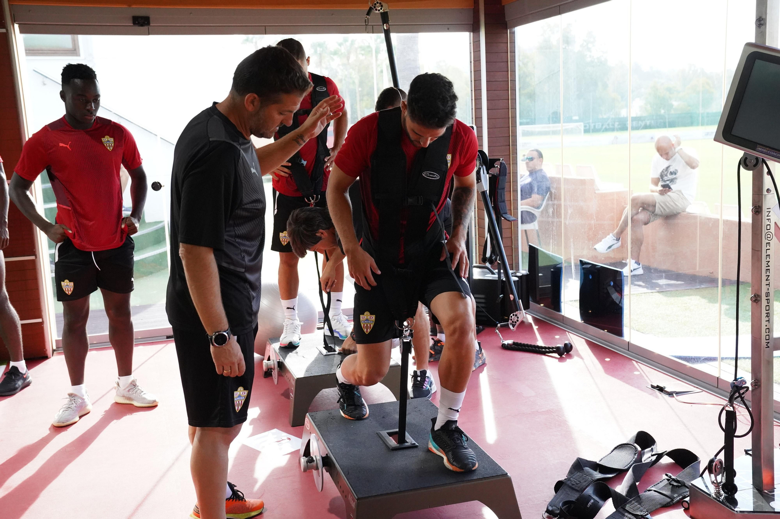 Fotos de la sesión matinal del Almería de este lunes 2 de agosto