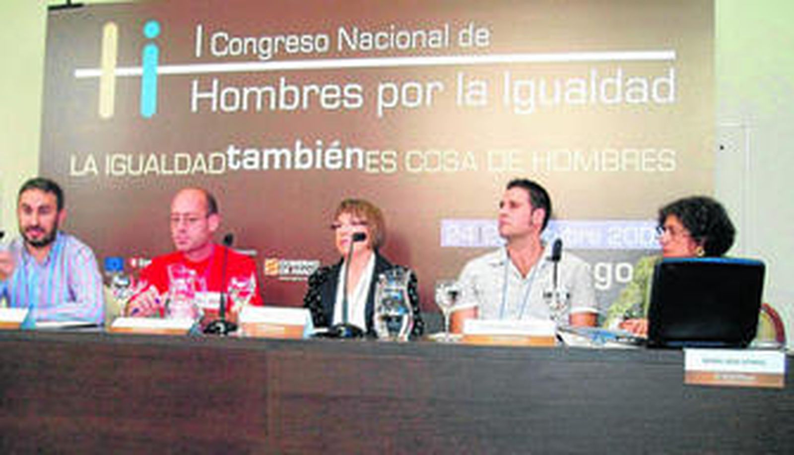 Miembros de la Red de Hombres por la Igualdad en su primer congreso nacional.