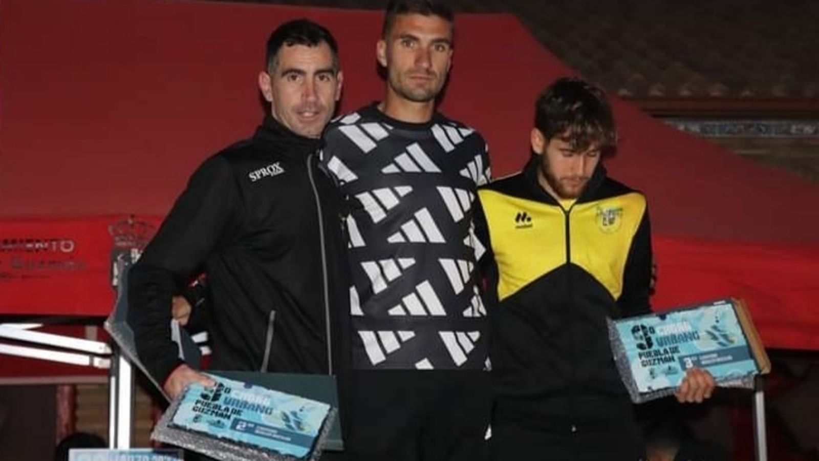 Podio de la general masculina, dominada por el luso Joao Fernandes.