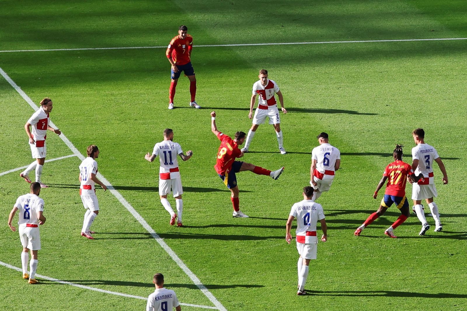 Las fotos del España - Croacia en la Eurocopa de Alemania 2024