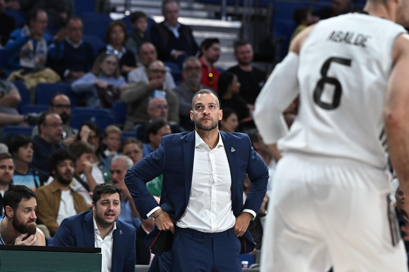 Yannick Nzosa, siete puntos en siete minutos ante el Real Madrid