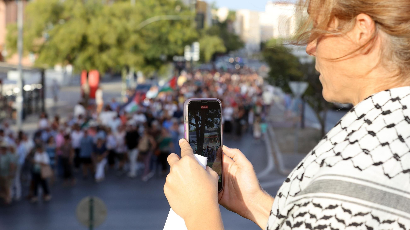 Imágenes de la manifestación 'Jerez con Palestina STOP Genocidio'
