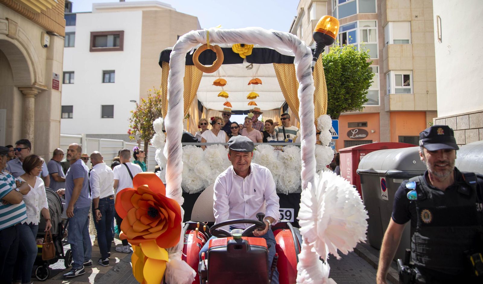 Las imágnes de la misa y procesión en honor a San Marcos en El Ejido
