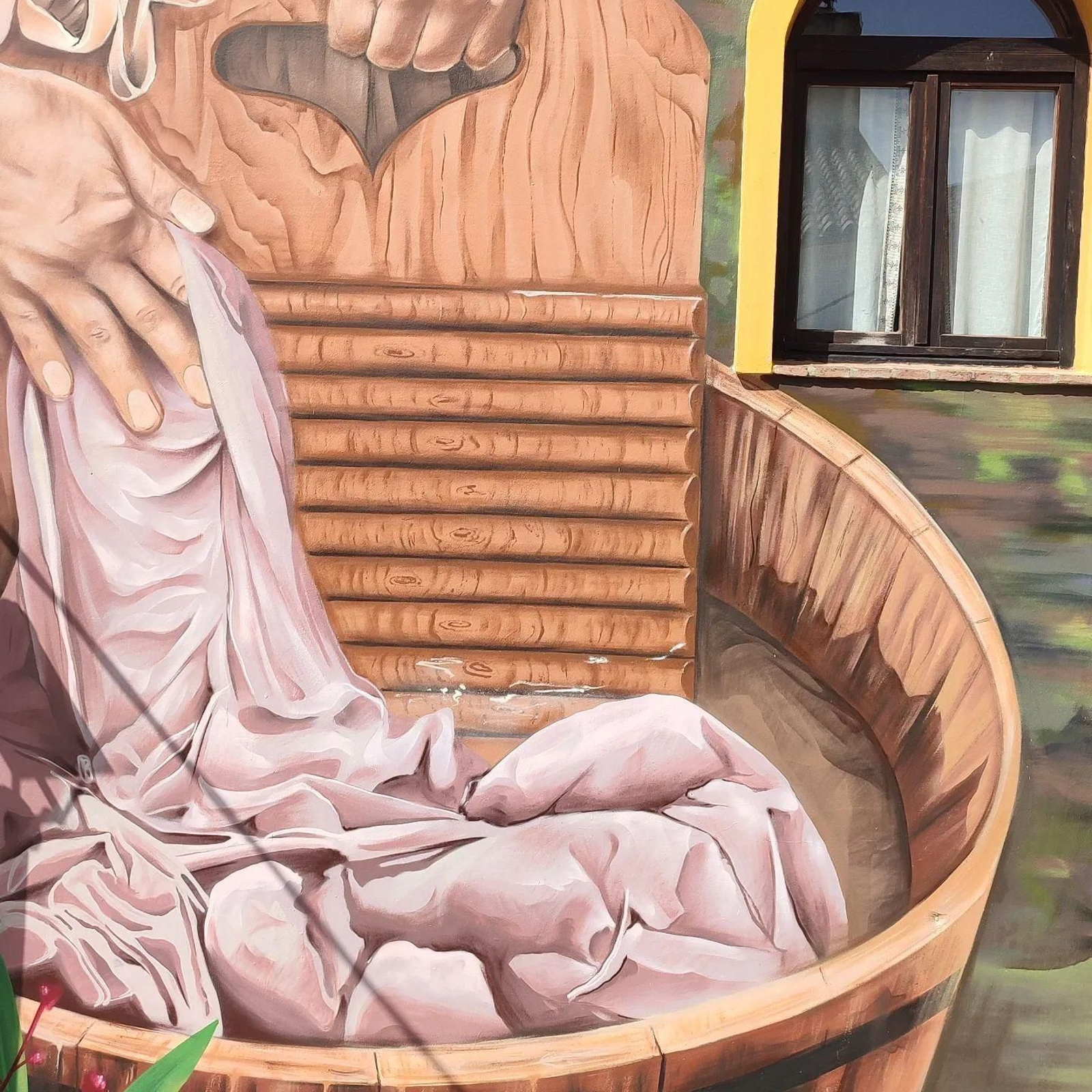 La obra, de más cerca.