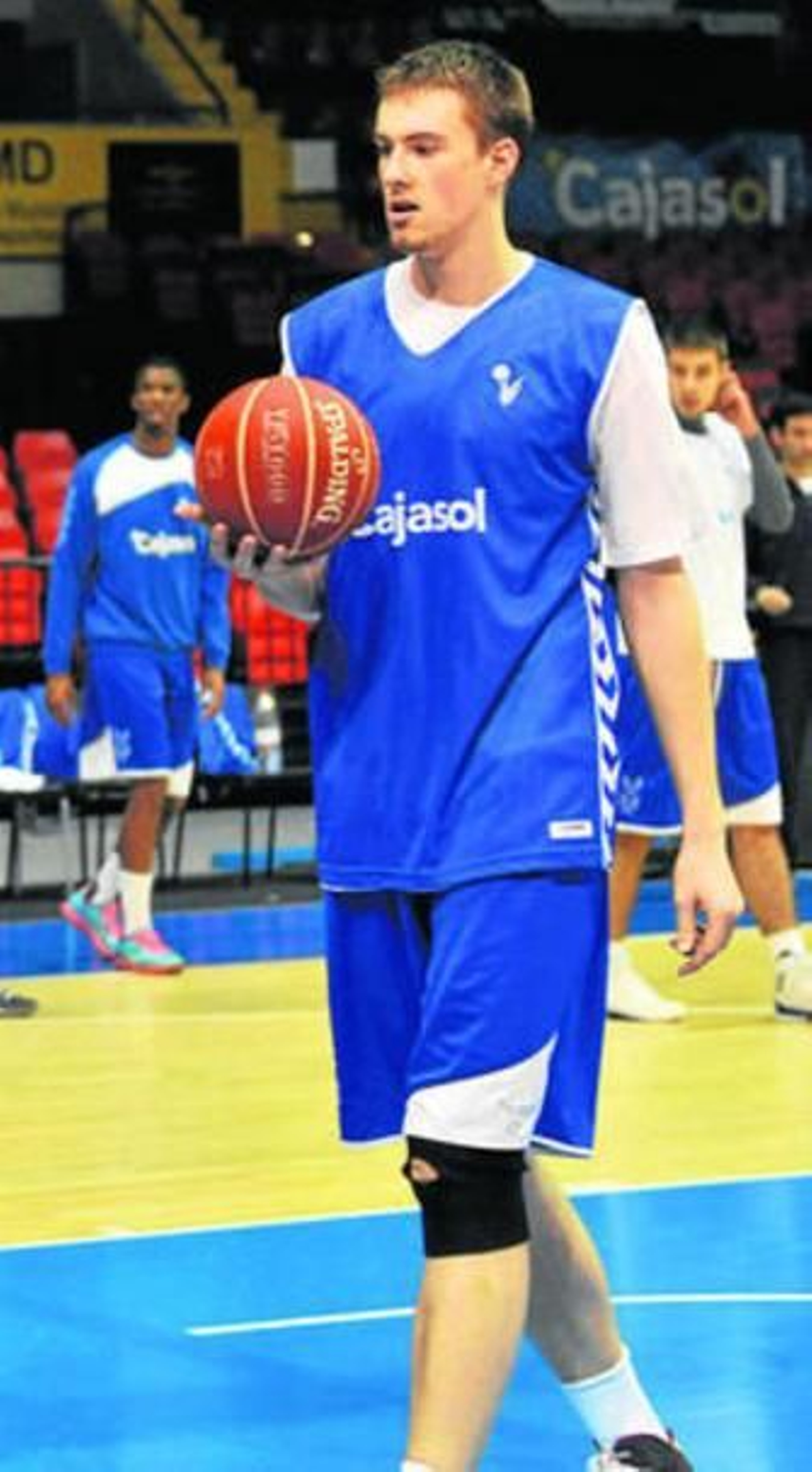 Balvin, durante un entrenamiento cajista en San Pablo.