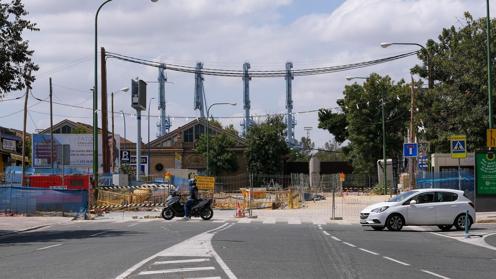 Estos son los cortes de tráfico por las obras de la avenida de las Razas