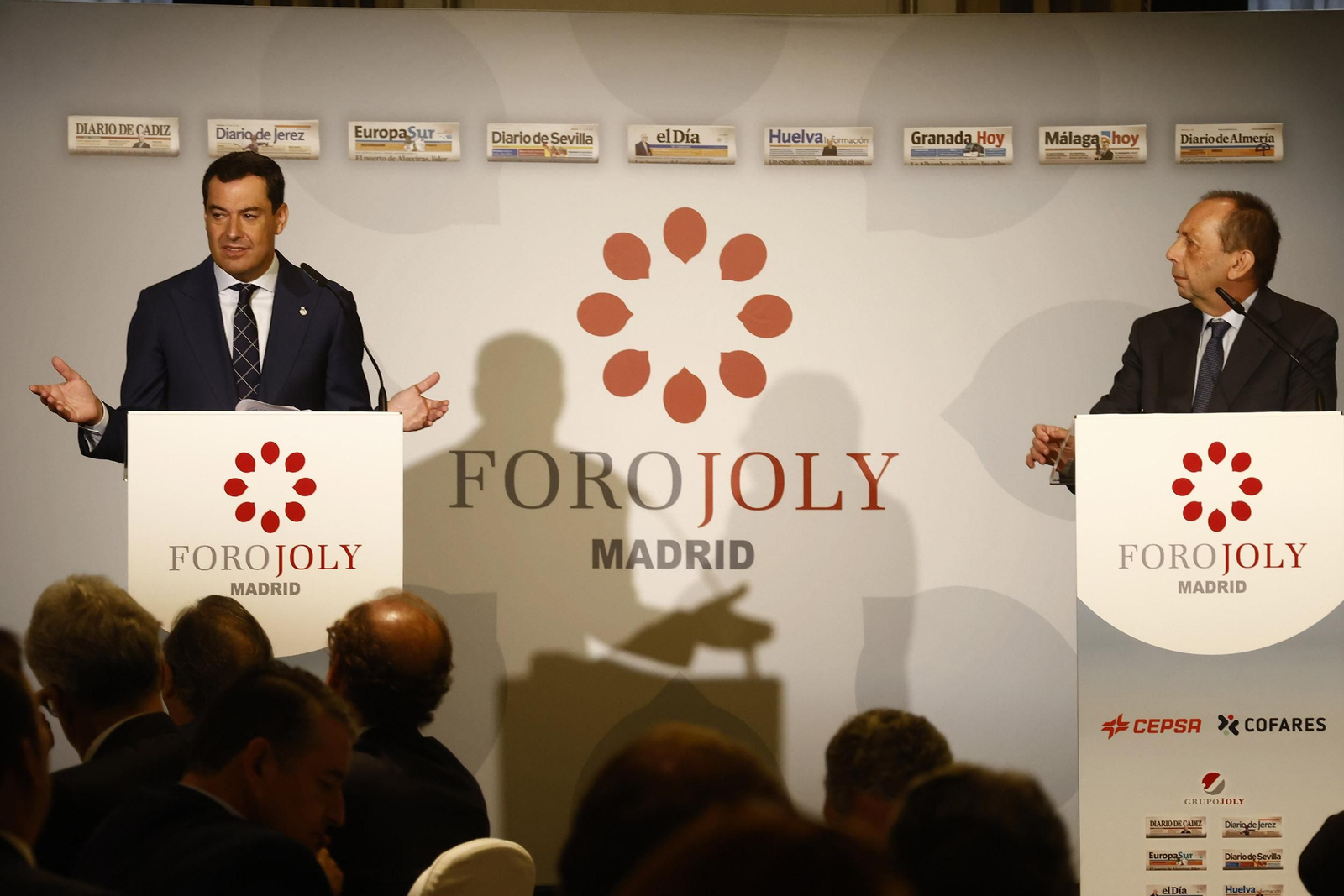 Foro Joly con Juanma Moreno en Madrid, todas las imágenes