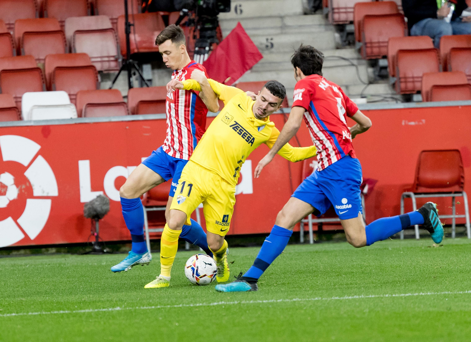 Las fotos del Sporting de Gijón - Málaga