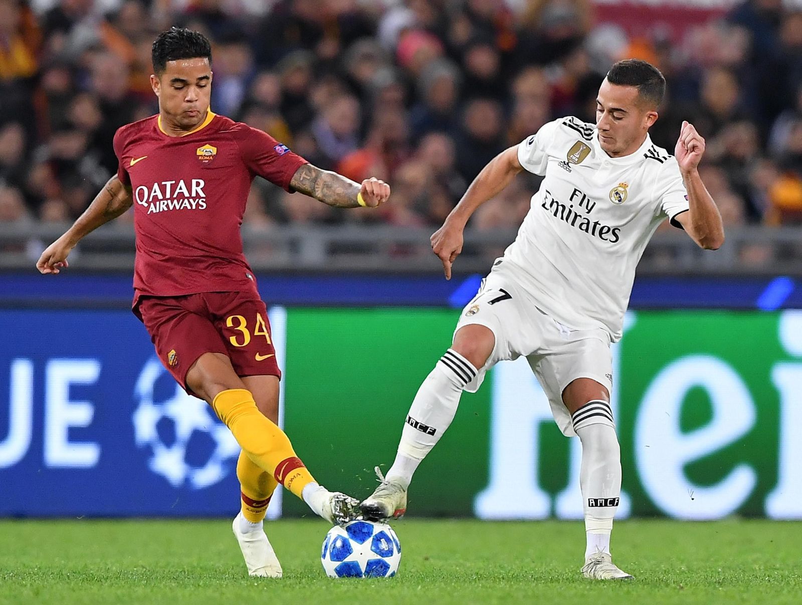 Las imágenes de la Roma-Real Madrid