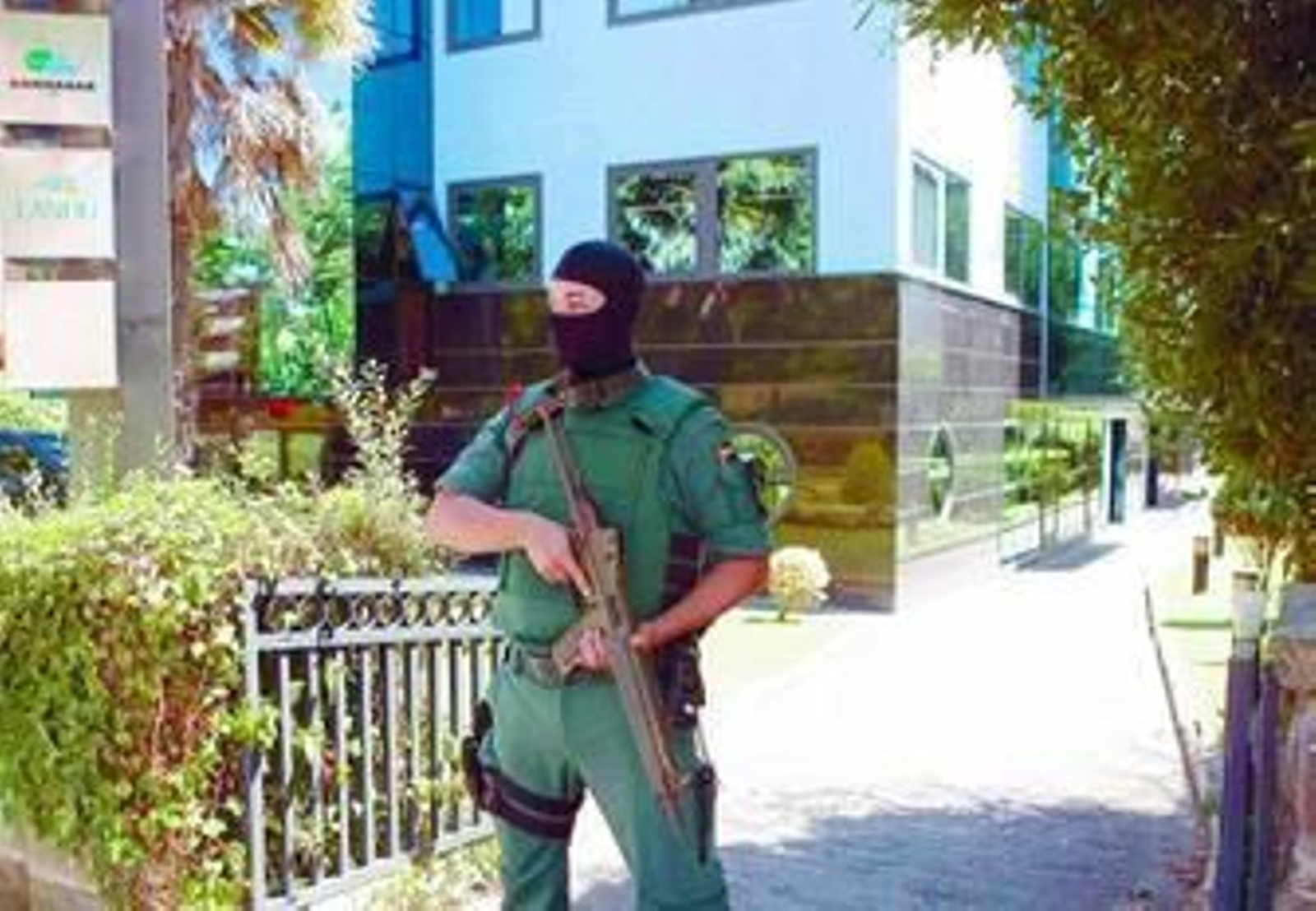 La otra mujer detenida ayer en la capital vizcaína.