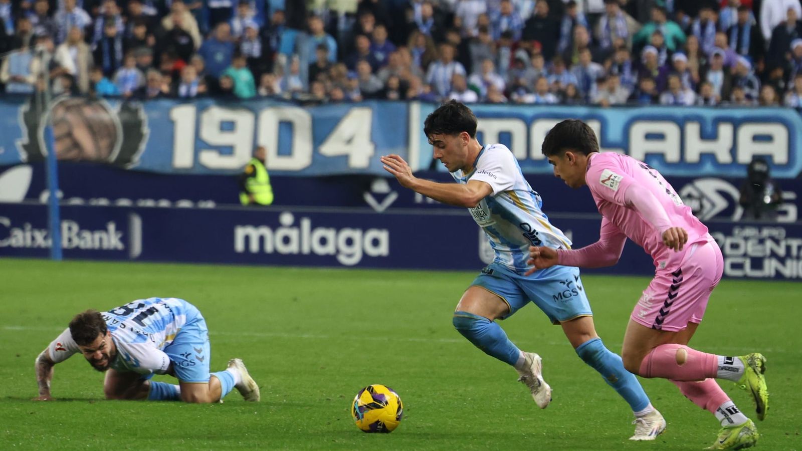 El Málaga CF-Eldense, en fotos