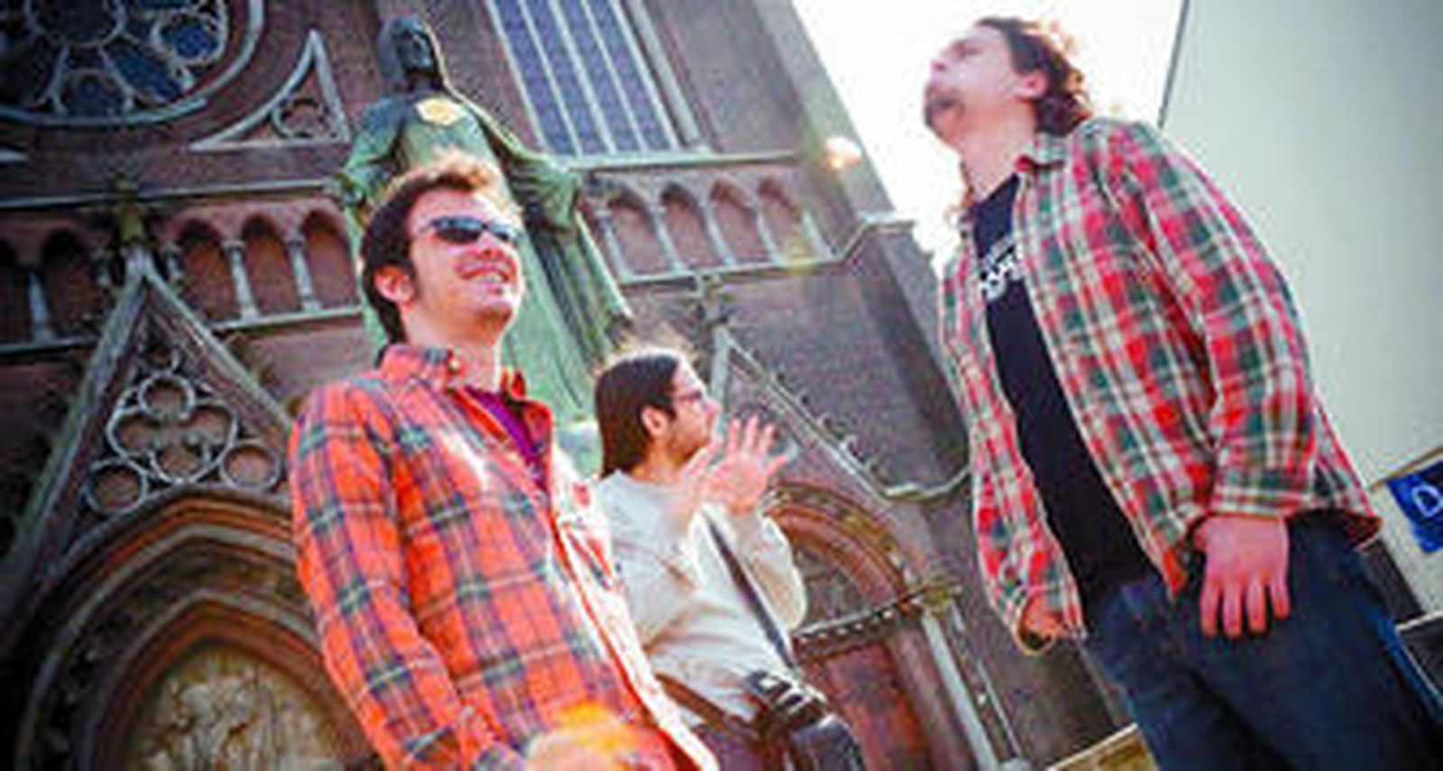 Los tres componentes de Orthodox, en la localidad holandesa de Tilburg.