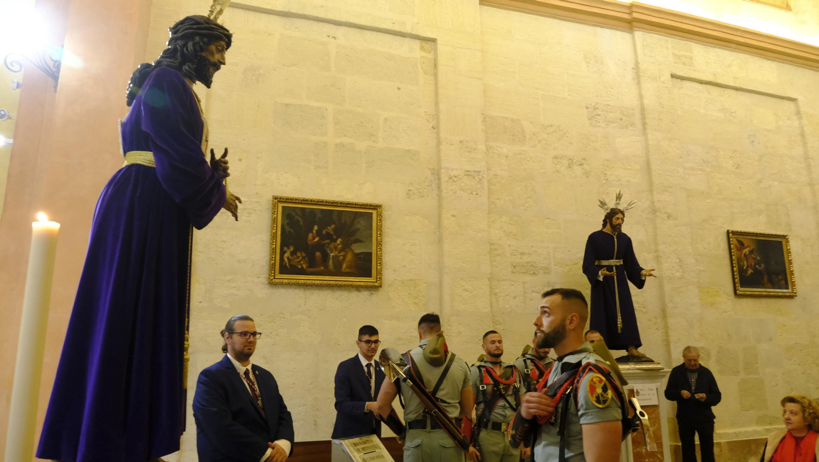 Imágenes del Besapiés de Jesús Cautivo de Medinaceli, en la Catedral de Almería