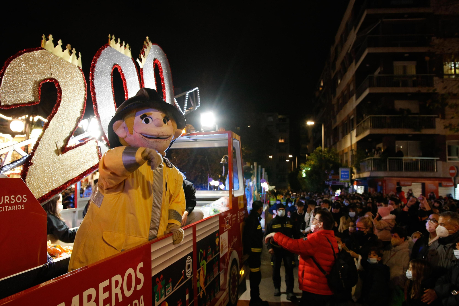 Fotos de la cabalgata de Reyes Magos de Granada 2022