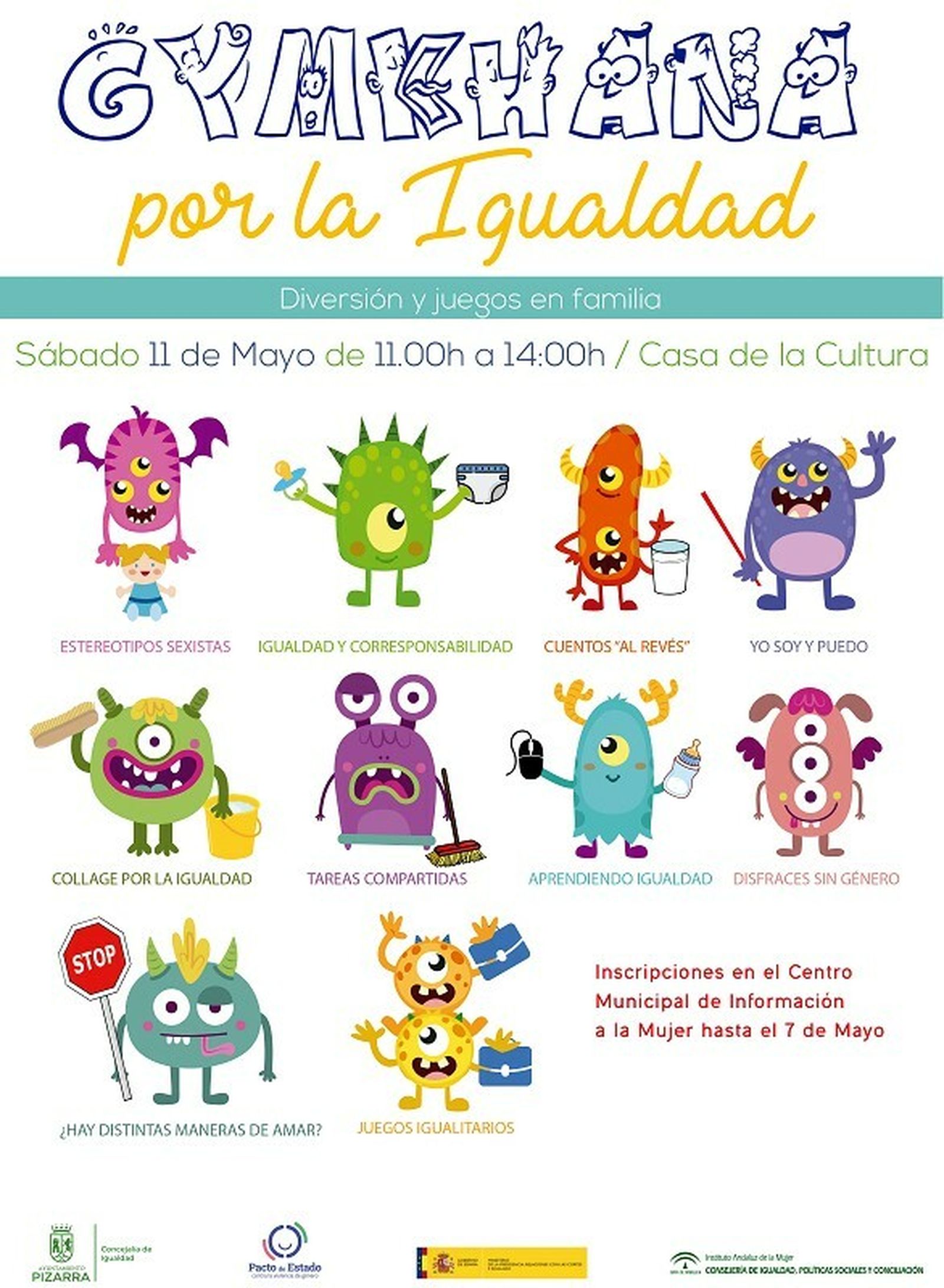 Gymkhana por la Igualdad de Pizarra.