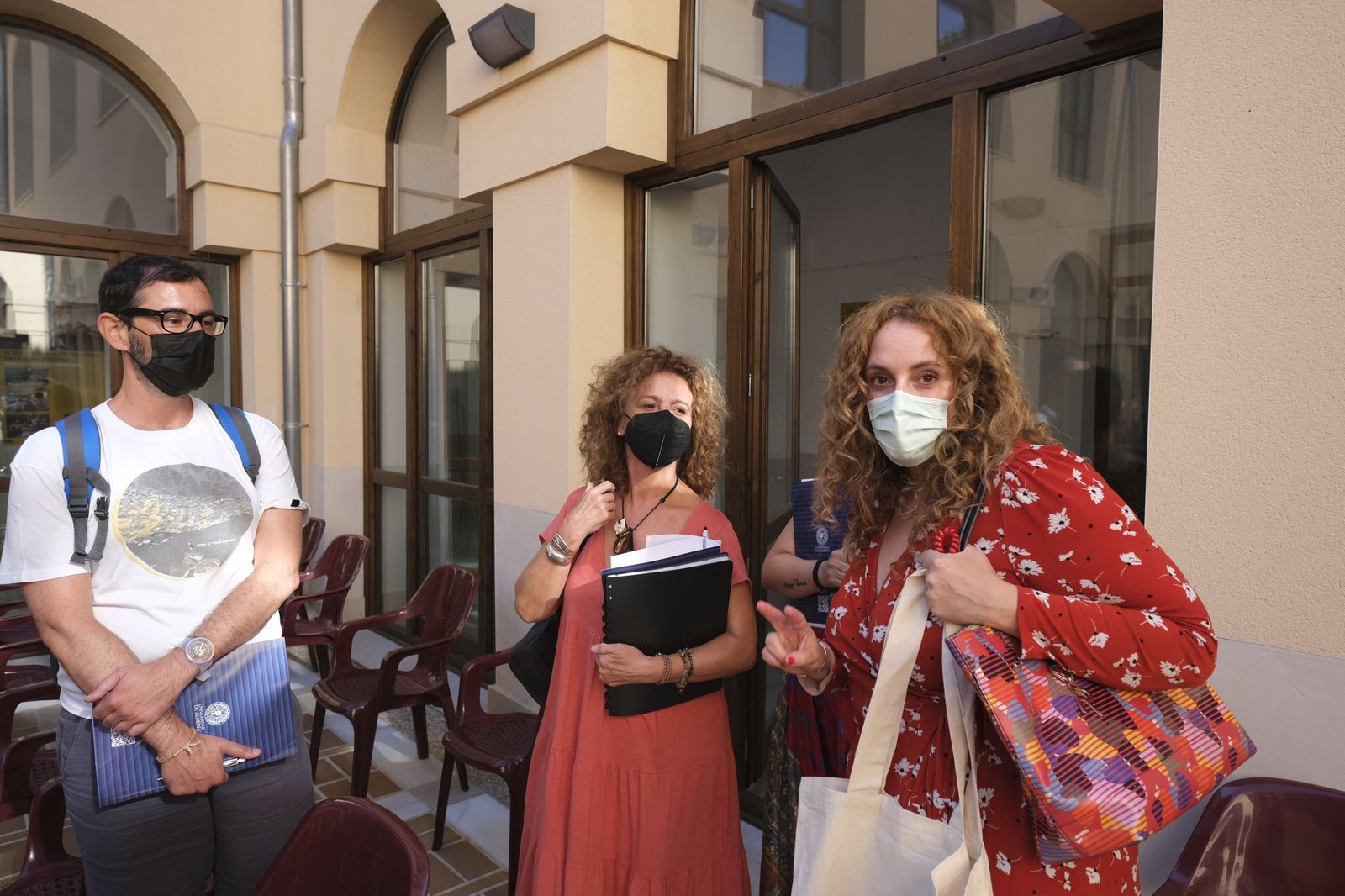 Recibimiento a los alumnos del Festival de Música Renacentista y Barroca de Vélez Blanco.