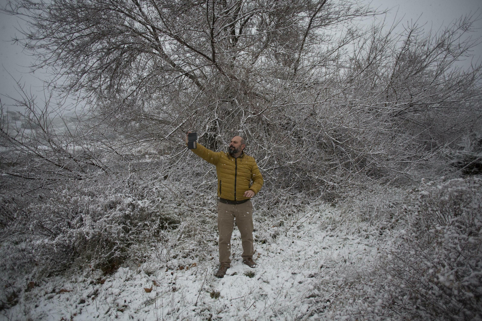 Fotos de la nieve en Ronda